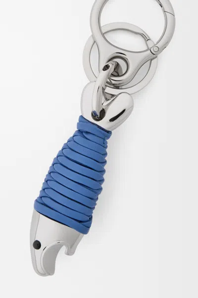 Loewe Fish-shaped Keychain In Blue