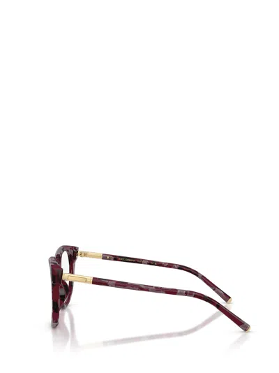 Dolce & Gabbana Full-rimmed Plano Lenses In Brown