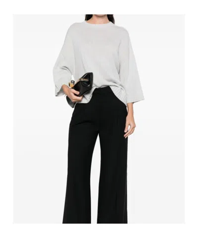 Fabiana Filippi Wool Blend Sweater In White