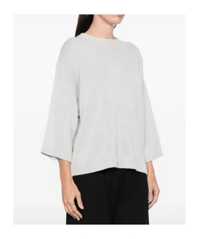Fabiana Filippi Wool Blend Sweater In White