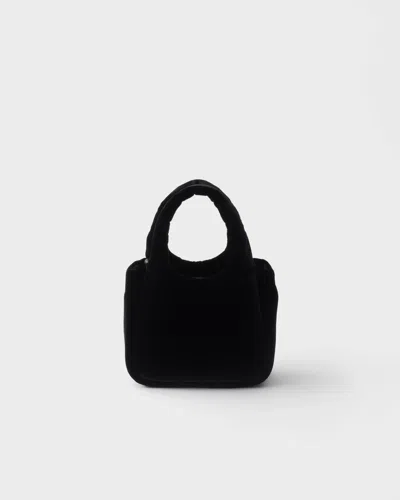 Prada Double-handle Shoulder Bag In Black