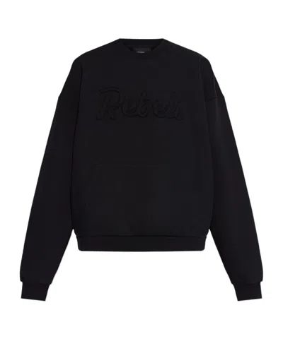 Dsquared2 Rebels Relax Fit Sweatshirt In Black