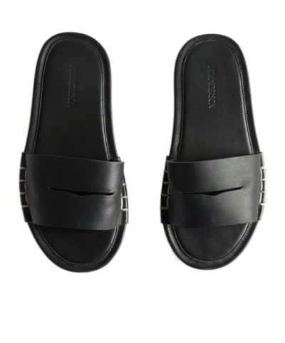Jw Anderson Womens Loafer Slides In Black In Black