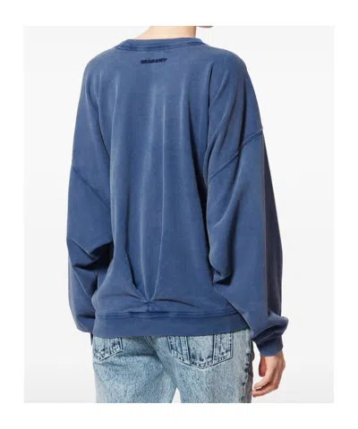 Isabel Marant Étoile Sauria Embroidered Sweatshirt In Blue