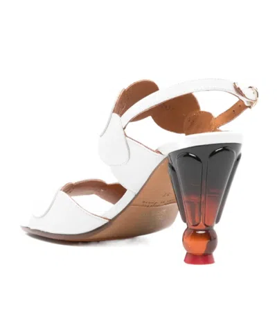 Chie Mihara Round-toe High-heeled Sandals In Multi