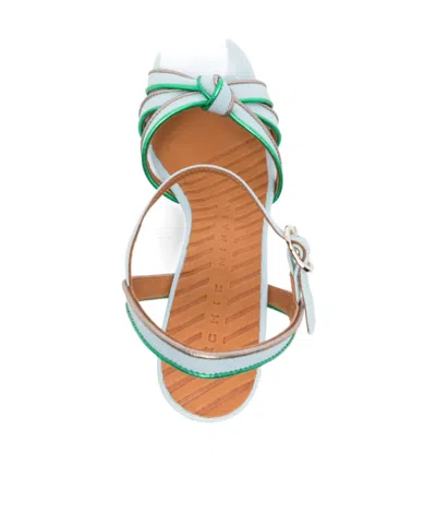 Chie Mihara Chunky High-heeled Sandals In Green