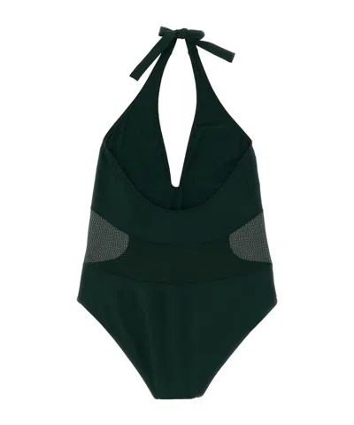 Eres Sophistique Halter Neck Deep V Swimsuit In Multi