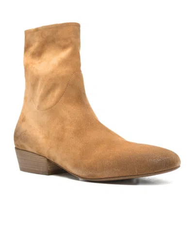 Marsèll Granblocco Suede Ankle Boots Block Heel In Brown