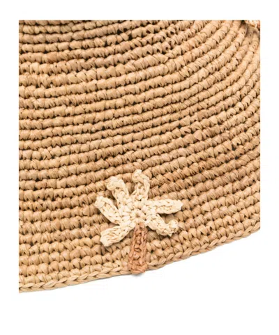 Alanui Shadow Of The Palm Raffia Hat In Gray