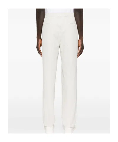 Brunello Cucinelli Drawstring Casual Pants In White