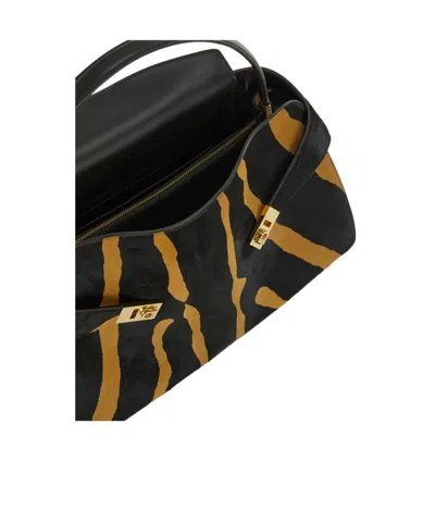 Ferragamo Hug Soft Bicolor Shoulder Bag (l) In Multi