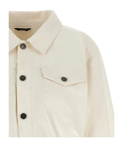 Haikure Elle Authentic Lax Button-up Playsuit In White