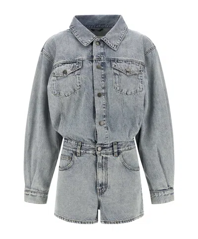 Haikure Elle Authentic Lax Puffer Jackets Light Blue In Blue