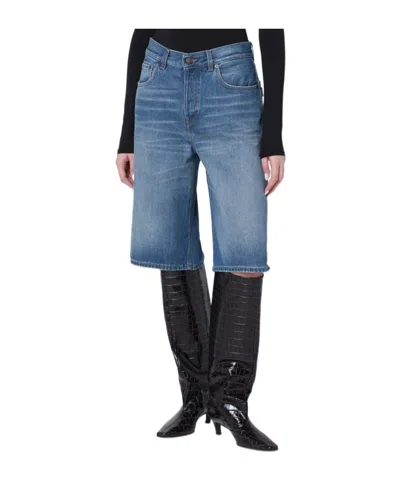 Haikure Blue Becky Bermuda Shorts In Blue