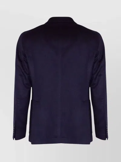 Tagliatore Double-breasted Jacket In Purple