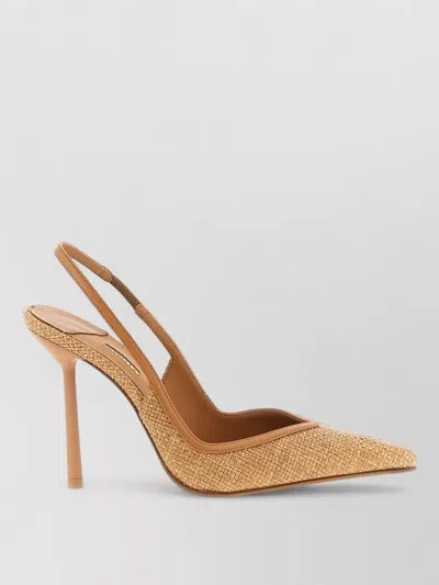 Le Silla Vivienne Slingback Pumps Pointed Toe Stiletto In Multi