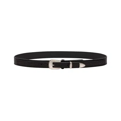 Pre-owned Lemaire Minimal Western Belt 'black' | Women's Size Onesize