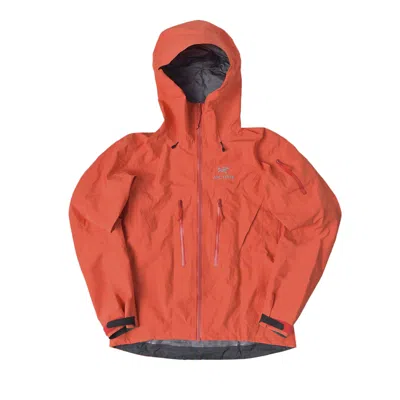 Pre-owned Arc'teryx Alpha Sv Shell Jacket 'orange' | Women's Size L