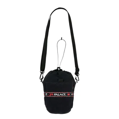 Pre-owned Palace Polartec Om Cinch Bag 'black' | Men's Size Onesize