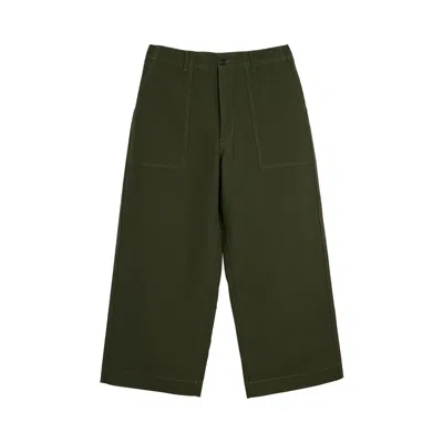 Pre-owned Comme Des Garçons Homme Deux Comme Des Garçons Homme Cotton Double Weave Deep Pocket Trouser 'khaki' | Tan | Men's Size S In Brown