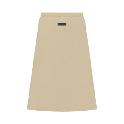 Pre-owned Essentials Fear Of God  Long Skirt 'sand' | Tan | Women's Size Xxs In Brown