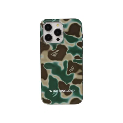 Pre-owned Bape Liquid Camo Iphone 15 Pro Max Case 'olive Drab' | Green | Men's Size Onesize