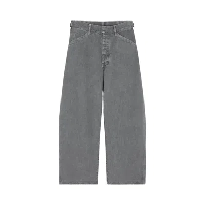 Pre-owned Lemaire Maxi Workwear Pants 'heather' | Grey | Men's Size 52 In Gray