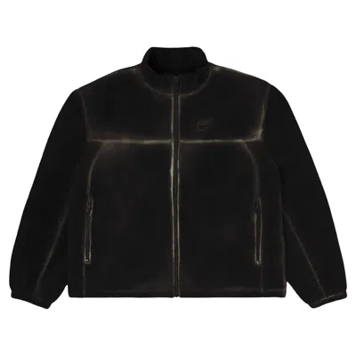 Pre-owned Cactus Jack By Travis Scott X Fragment X Nike Fleece Zip Jacket 'black' | Men's Size M