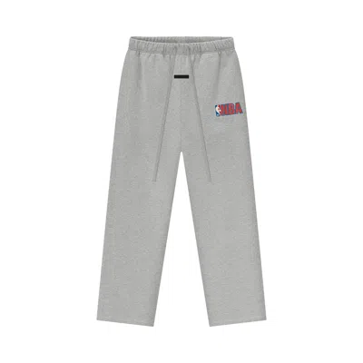 Pre-owned Essentials Fear Of God  Nba Sports Tearaway Sweatpant 'concrete Heather' | Grey | Men's Size Xl In Gray