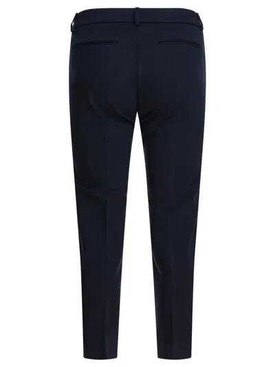 Semper Mid-rise Trousers In Blue