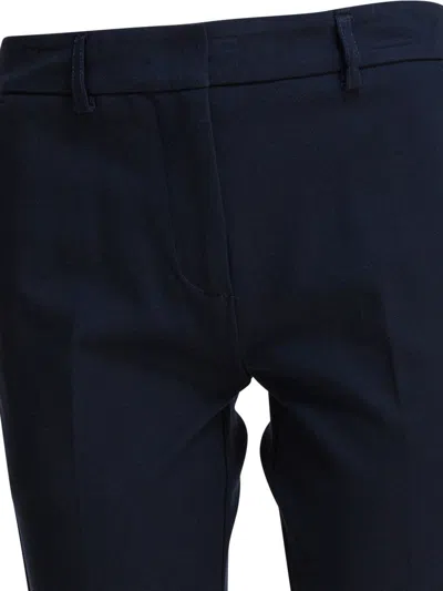 Semper Mid-rise Trousers In Blue