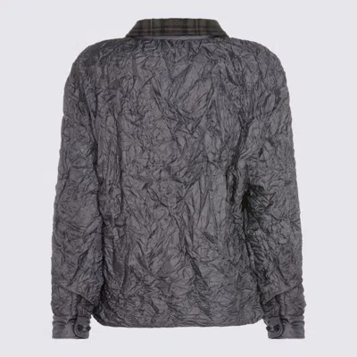 Maison Margiela Dark Grey Wool Casual Jacket In Gray