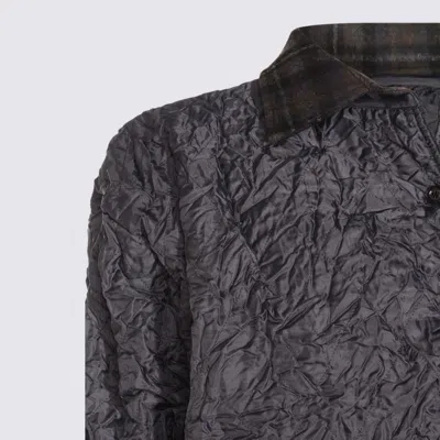 Maison Margiela Dark Grey Wool Casual Jacket In Gray