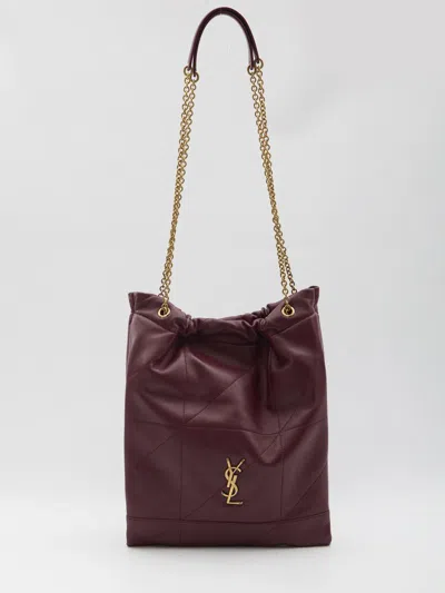 Saint Laurent Jamie Bag In Lamb Leather In Red