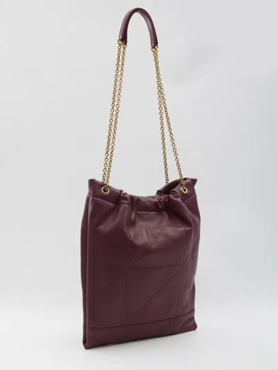 Saint Laurent Jamie Bag In Lamb Leather In Red