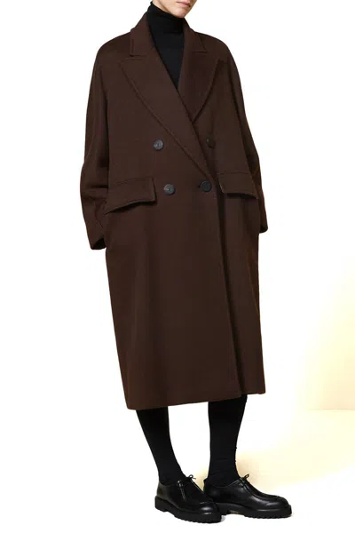 Max Mara Coats In Brown