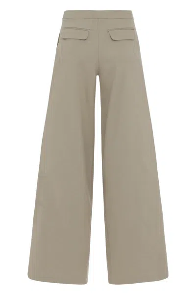 Le Kasha Wide High Waist Pants In Neutral