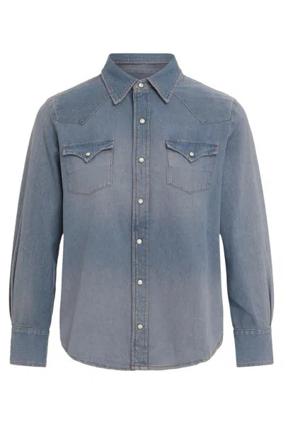 The Great Denim Shirt In Blue