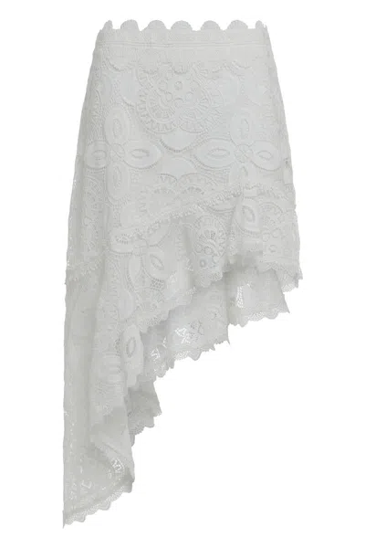 Waimari Lace Skirt In White