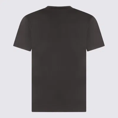Burberry Crew Neck T Shirt Short Sleeves In Gray