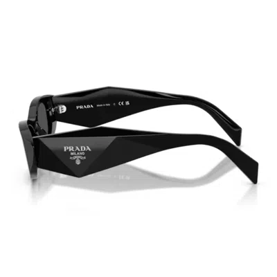 Prada Rectangular Sunglasses In Black