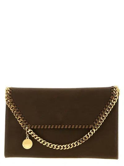 Stella Mccartney Falabella Wallet On Chain In Brown