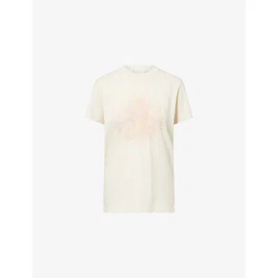 Isabel Marant Étoile Womens Isabel Marant Etoile Zoeline Graphic-print Cotton T-shirt In Neutral
