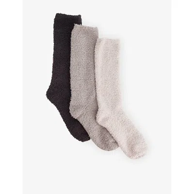 Barefoot Dreams Womens  Cozychic® 3 Pair Sock Set In Multi