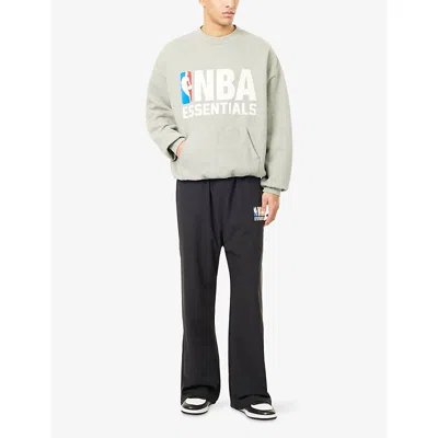 Essentials Mens Fear Of God  Fog X  X Nba Sport Crewneck Cotton-blend Sweatshirt In Green