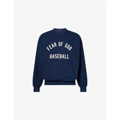 Essentials X Mlb Logo Sweatshirt In Blue