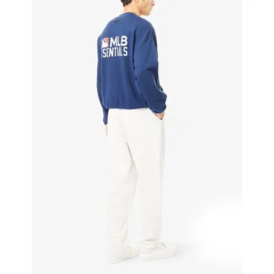 Essentials X Mlb Logo Sweatshirt In Blue