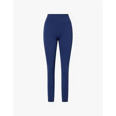 The Couture Club Womens  Sculpt Emblem Leggings In Blue