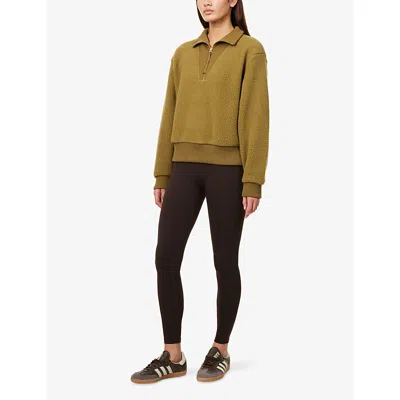 Varley Womens  Jaylin Half-zip Fleece Sweatshirt In Green