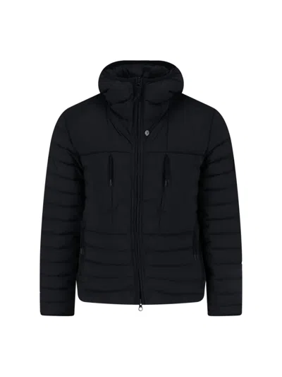 Stone Island Zipper Cotton Jacket In Multi